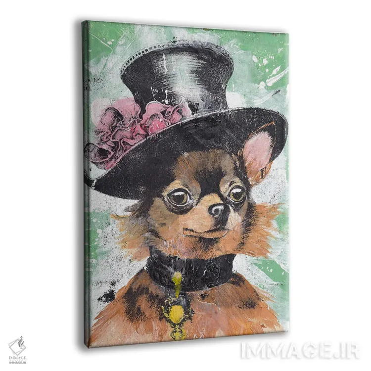 تابلو دکوراتیو "بانوی یاپزورث" اثر شارلین لومیس - نمای پرسپکتیو محصول