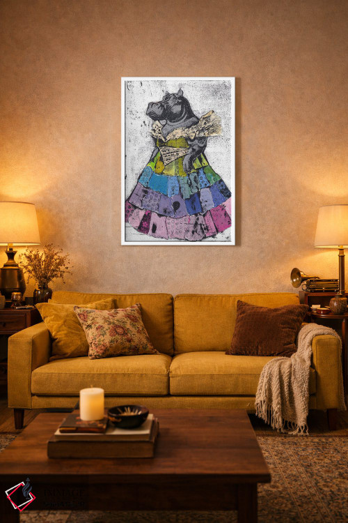 تابلو دکوراتیو "صرفه جو و شکوفا" اثر شارلین لومیس - D3W