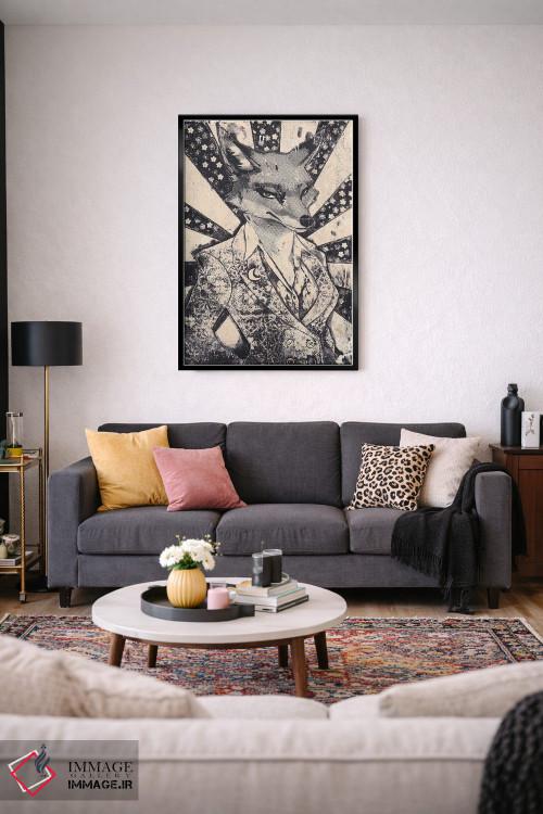 تابلو دکوراتیو "روباه ماده" اثر شارلین لومیس - D4B