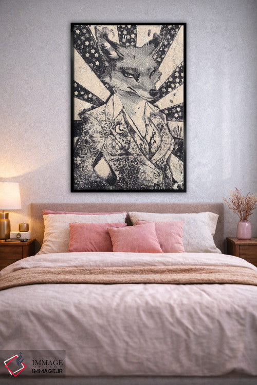 تابلو دکوراتیو "روباه ماده" اثر شارلین لومیس - D3B