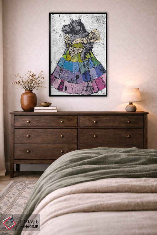 تابلو دکوراتیو "صرفه جو و شکوفا" اثر شارلین لومیس - D5B