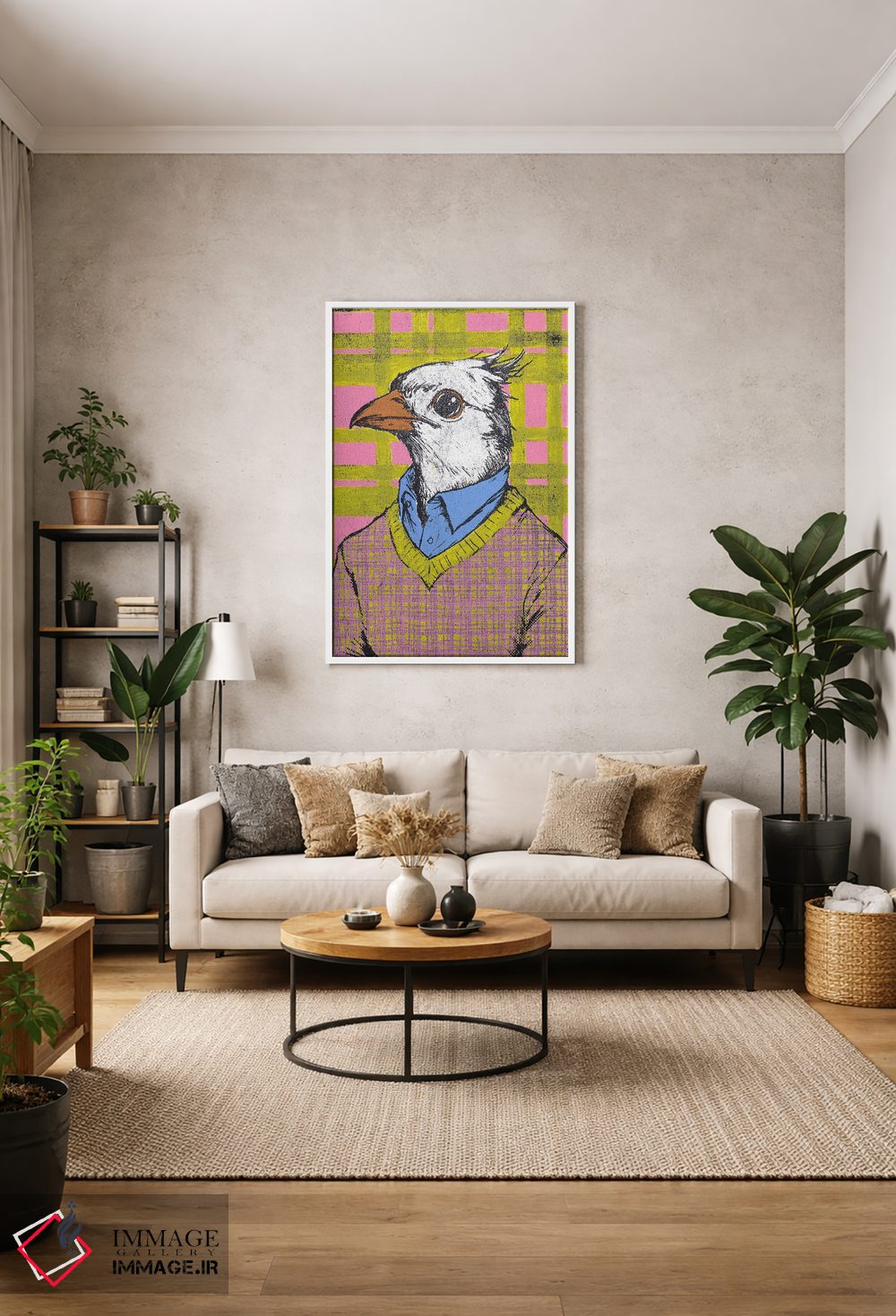 تابلو دکوراتیو "البریج" اثر شارلین لومیس - D1W