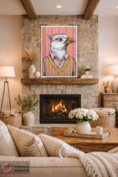 تابلو دکوراتیو "بندیکت" اثر شارلین لومیس - D1W