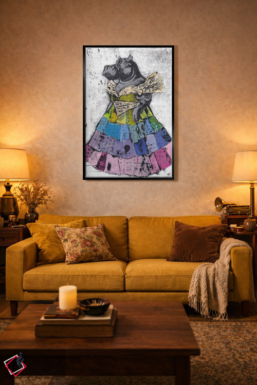 تابلو دکوراتیو "صرفه جو و شکوفا" اثر شارلین لومیس - D6B