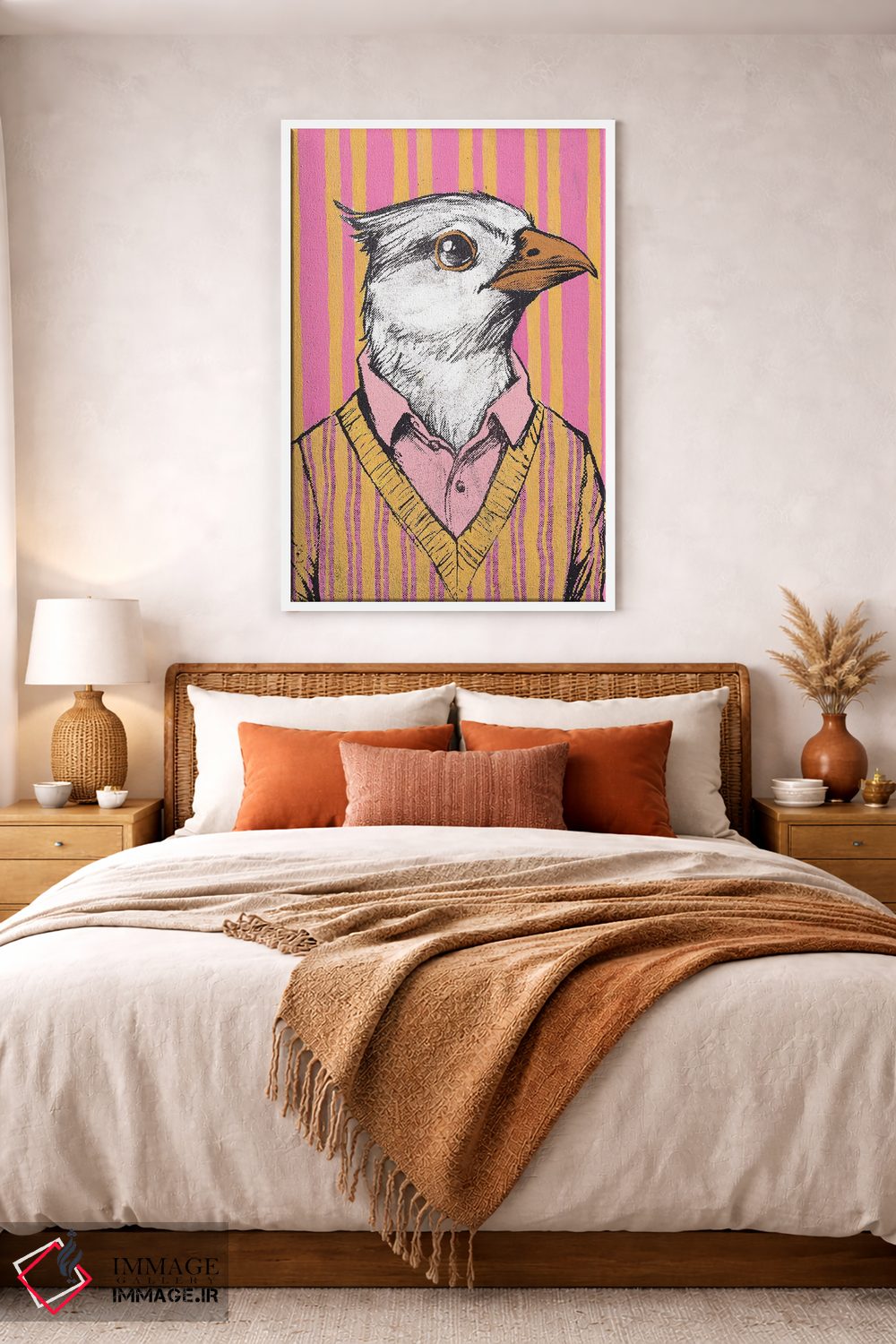 تابلو دکوراتیو "بندیکت" اثر شارلین لومیس - D4W