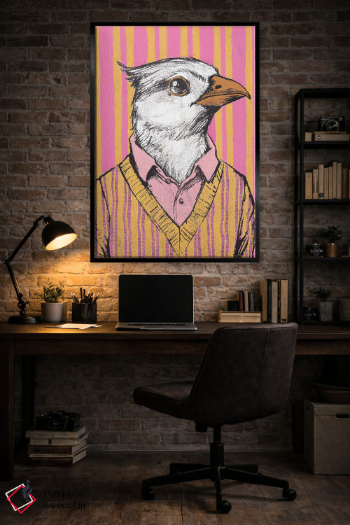 تابلو دکوراتیو "بندیکت" اثر شارلین لومیس - D5B