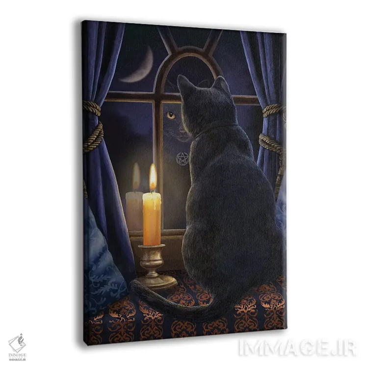 تابلو دکوراتیو "بیداری نیمه شب" اثر لیزا پارکر - نمای پرسپکتیو محصول