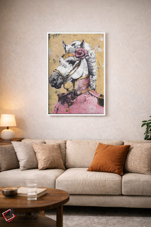 تابلو دکوراتیو "بانوی لیپیتزنر " اثر شارلین لومیس - D4W