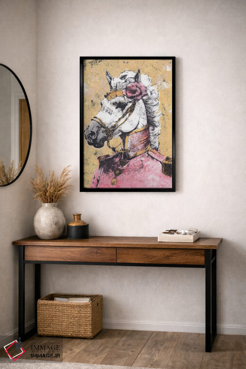 تابلو دکوراتیو "بانوی لیپیتزنر " اثر شارلین لومیس - D5B