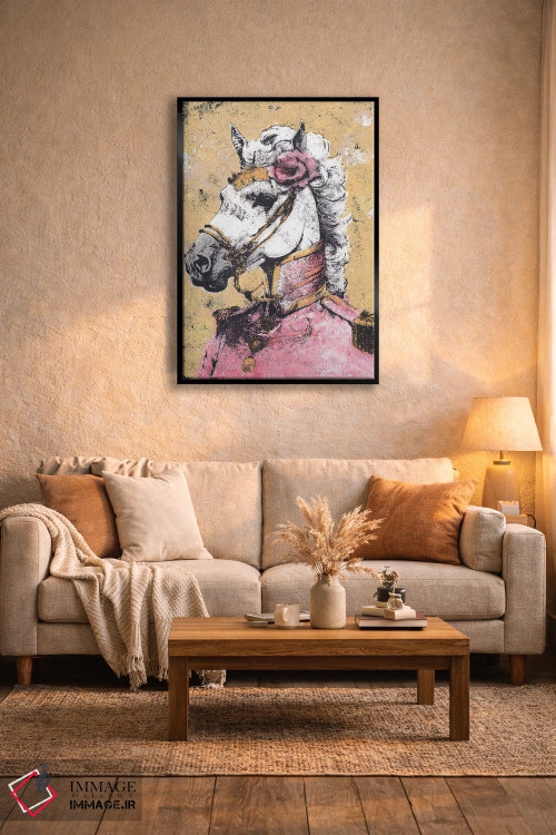 تابلو دکوراتیو "بانوی لیپیتزنر " اثر شارلین لومیس - D6B