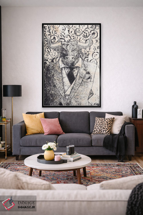 تابلو دکوراتیو "قدرت بازار" اثر شارلین لومیس - D2B