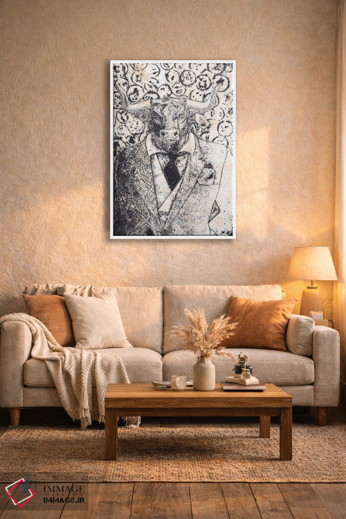 تابلو دکوراتیو "قدرت بازار" اثر شارلین لومیس - D3W