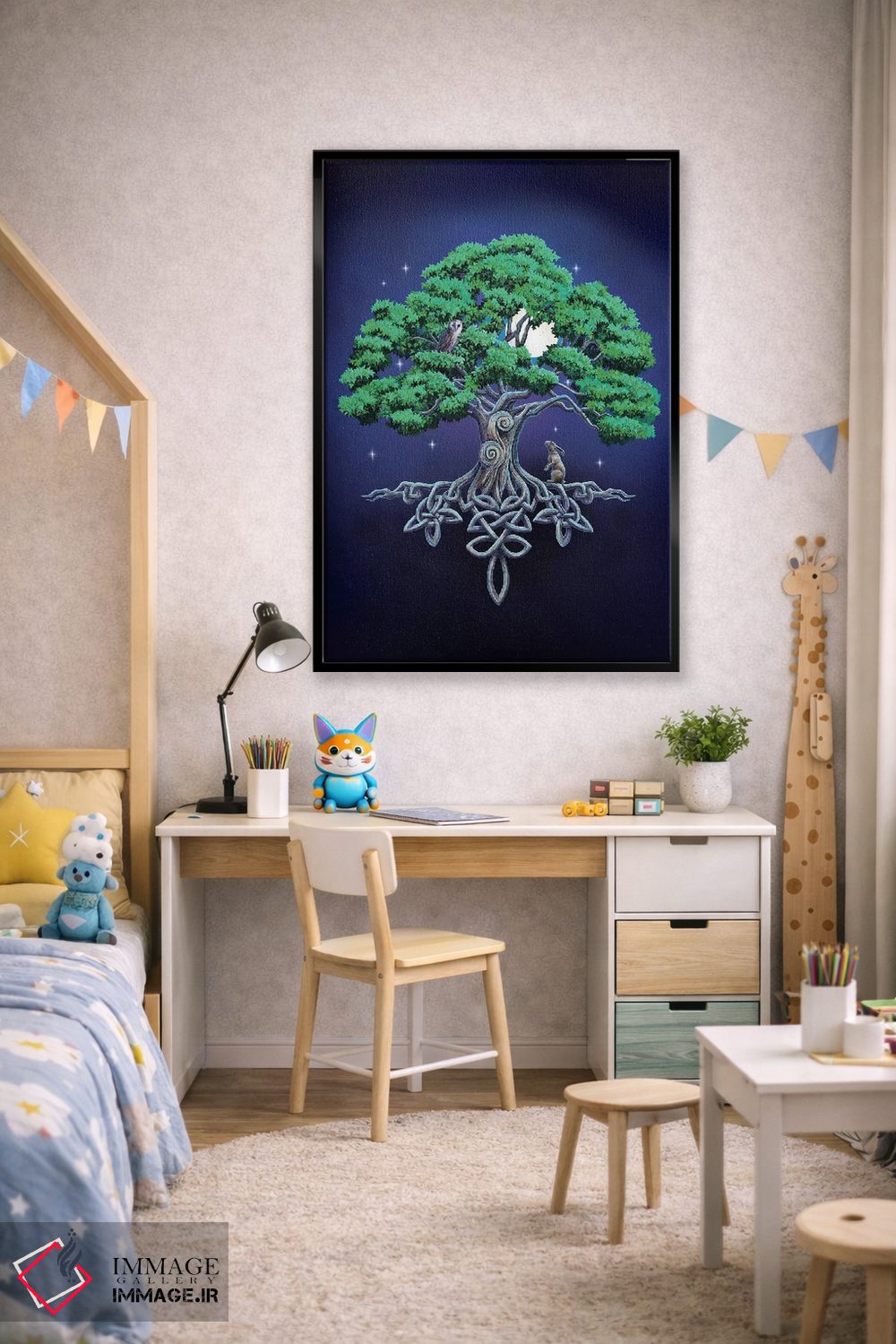 تابلو دکوراتیو "درخت بزرگ زندگی" اثر لیزا پارکر - D2B