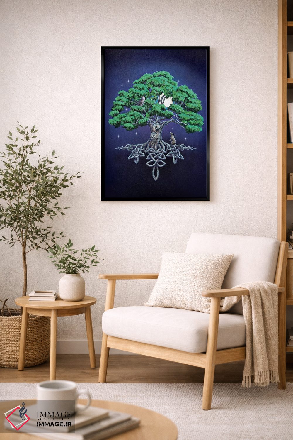تابلو دکوراتیو "درخت بزرگ زندگی" اثر لیزا پارکر - D1B