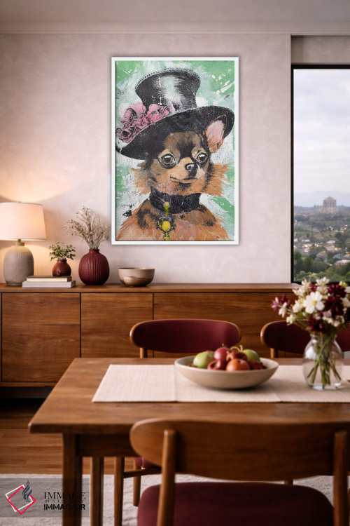 تابلو دکوراتیو "بانوی یاپزورث" اثر شارلین لومیس - D4W