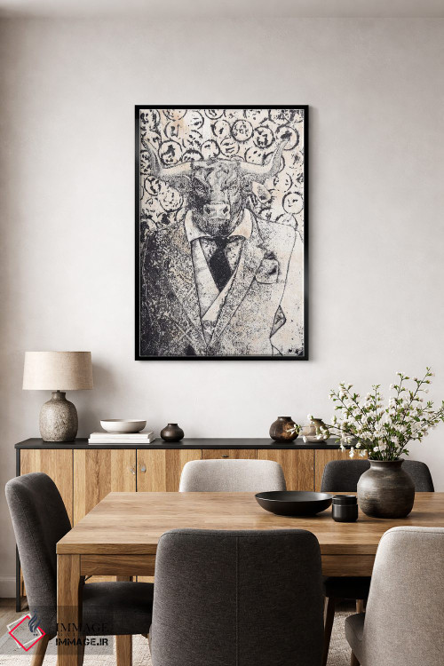 تابلو دکوراتیو "قدرت بازار" اثر شارلین لومیس - D5B