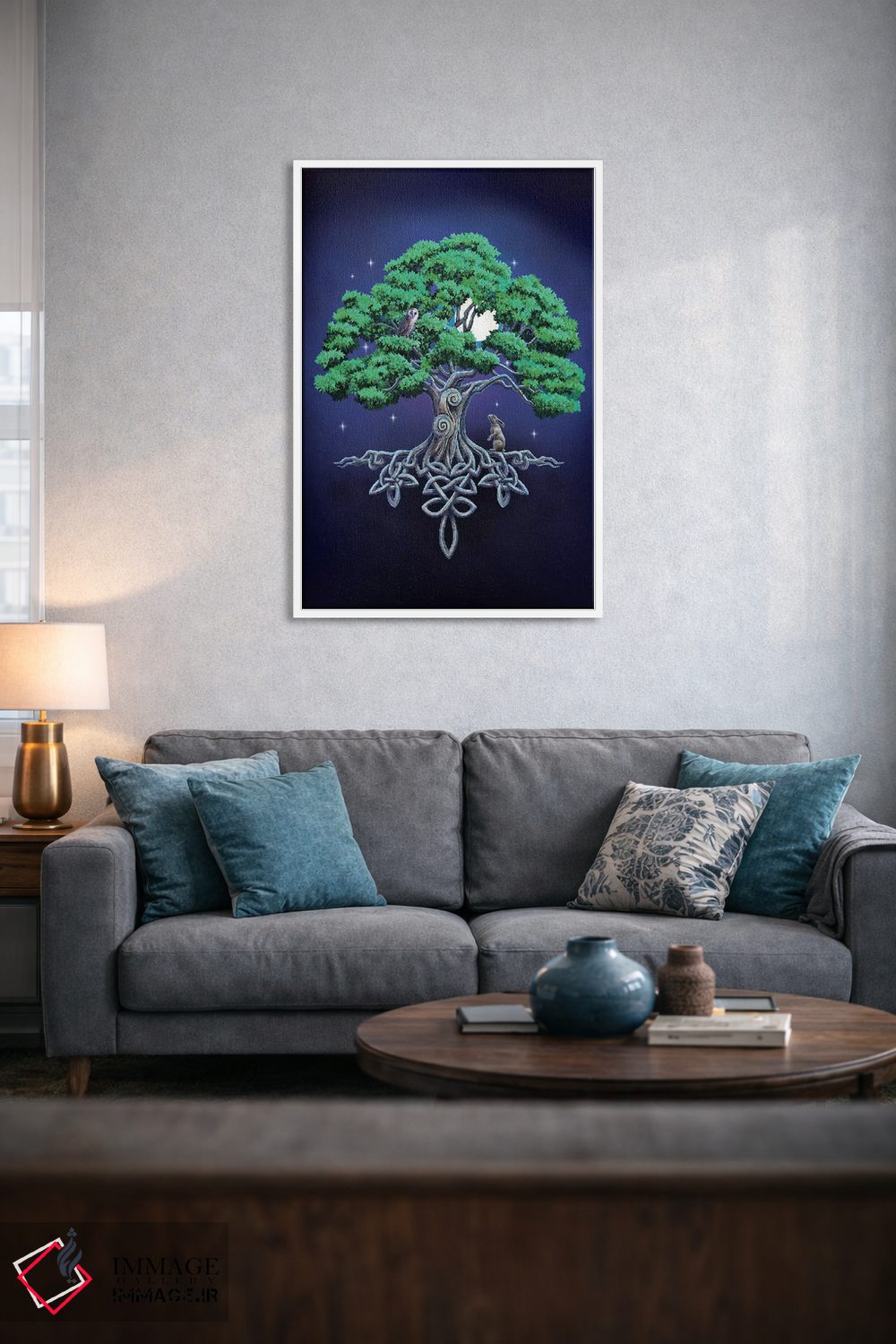 تابلو دکوراتیو "درخت بزرگ زندگی" اثر لیزا پارکر - D6W