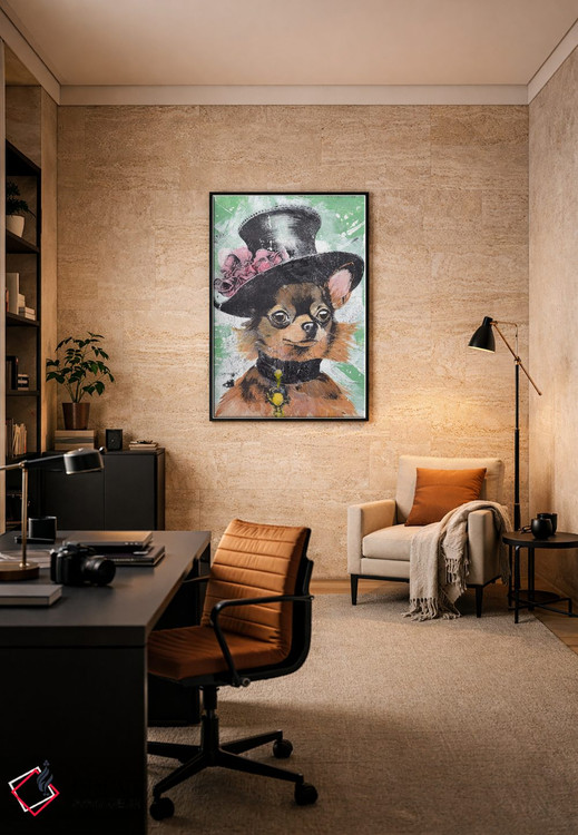 تابلو دکوراتیو "بانوی یاپزورث" اثر شارلین لومیس - D6B