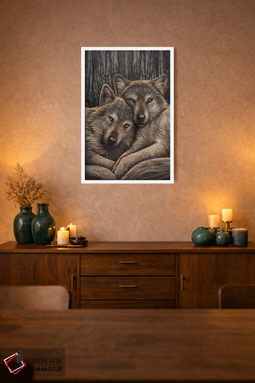 تابلو دکوراتیو "یاران وفادار" اثر لیزا پارکر - D1W