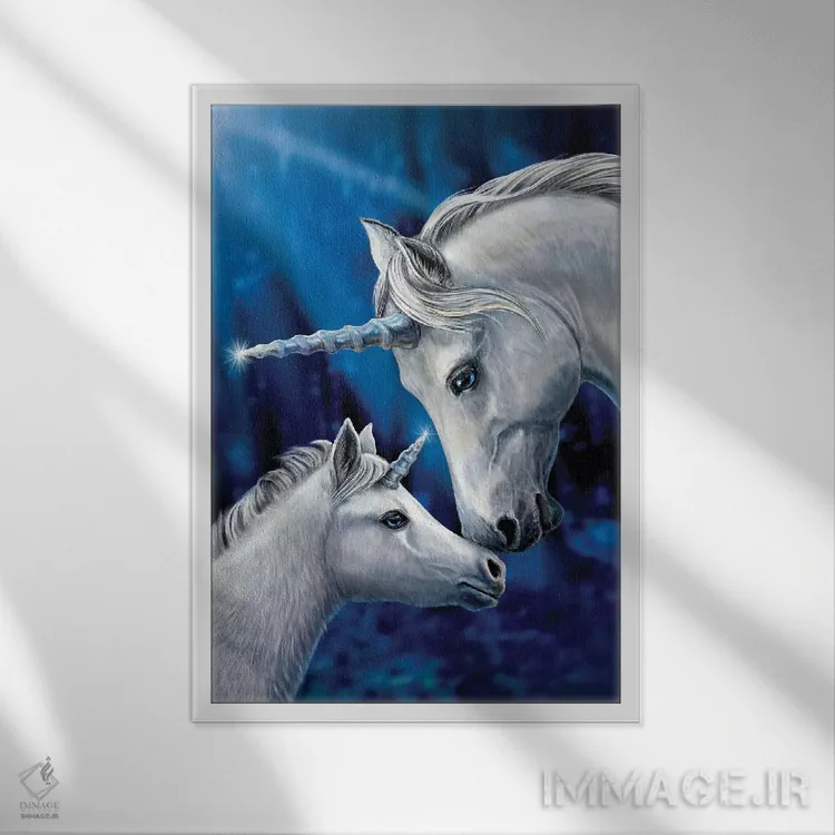 تابلو دکوراتیو "عشق مقدس" اثر لیزا پارکر - نمای قابدار سفید