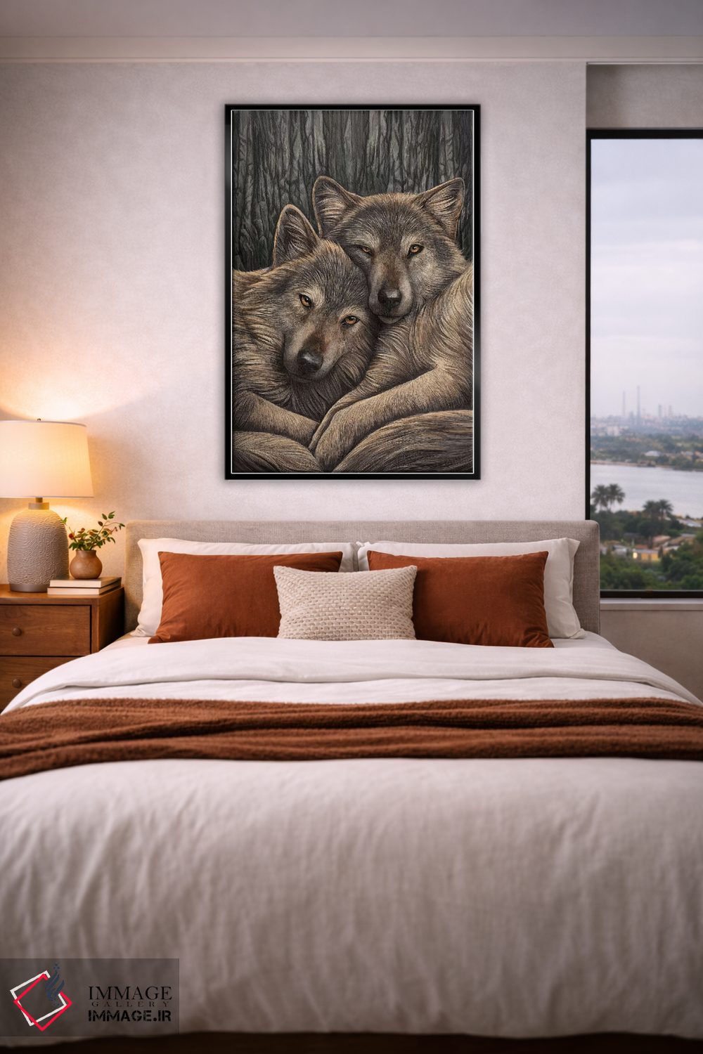 تابلو دکوراتیو "یاران وفادار" اثر لیزا پارکر - D4B