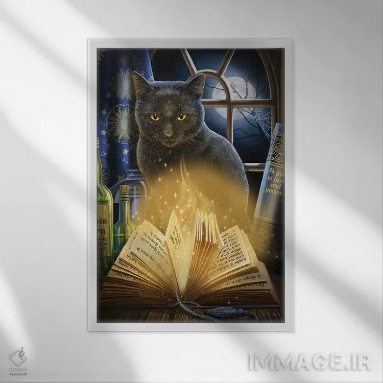 تابلو دکوراتیو "افسون شده" اثر لیزا پارکر - نمای قابدار سفید