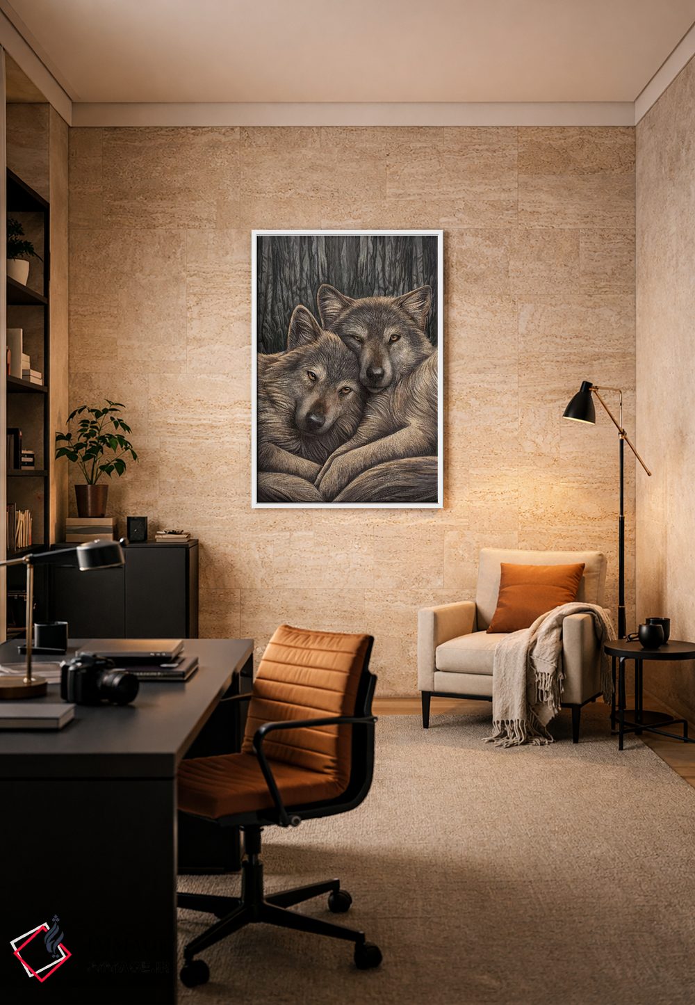 تابلو دکوراتیو "یاران وفادار" اثر لیزا پارکر - D5W