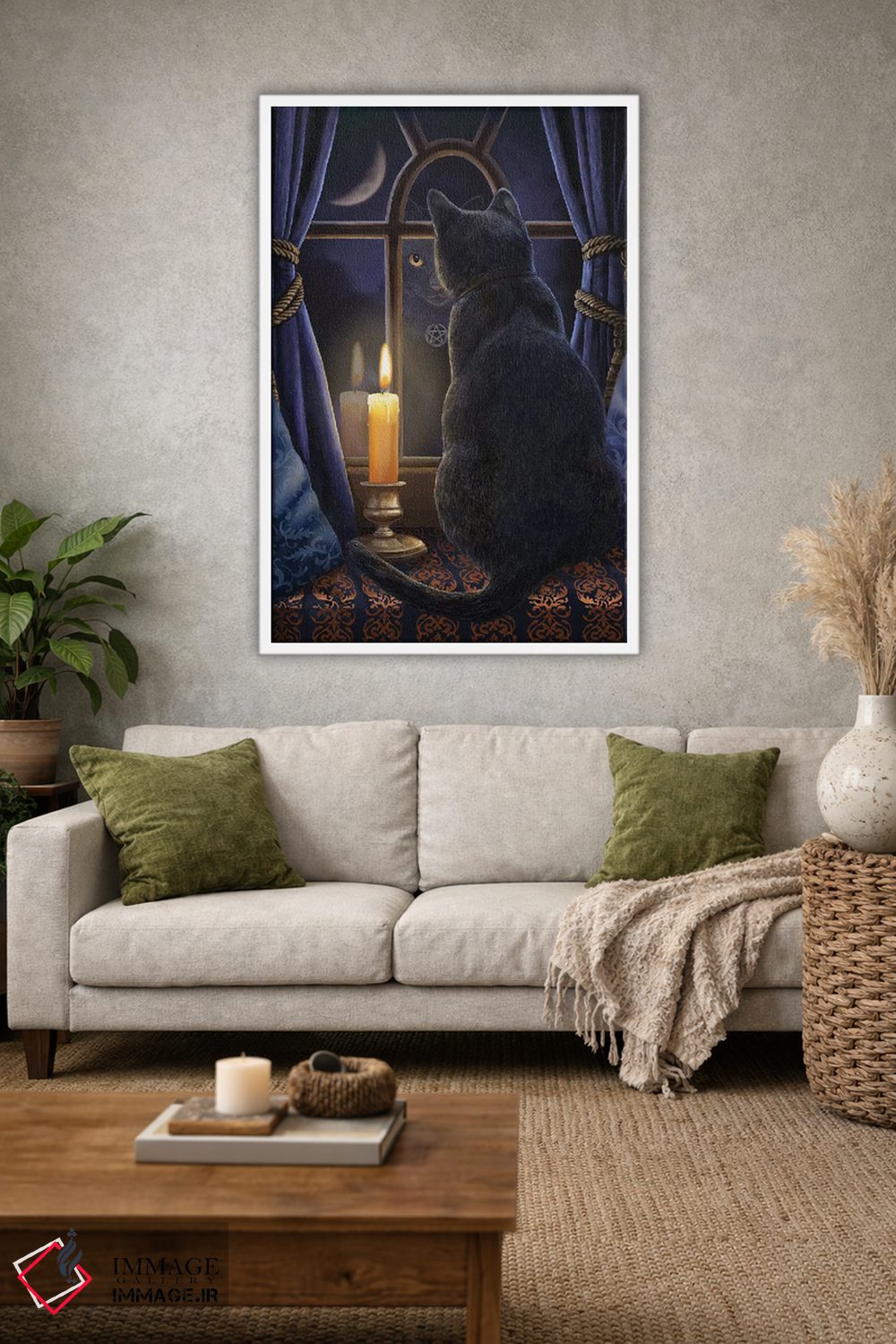 تابلو دکوراتیو "بیداری نیمه شب" اثر لیزا پارکر - D1W