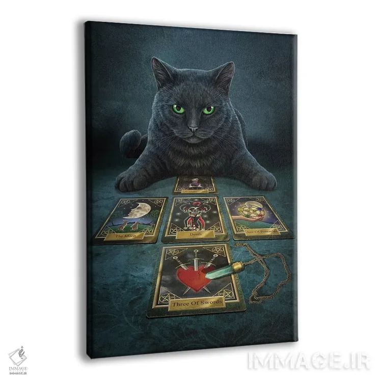 تابلو دکوراتیو "ارتباط گیرنده با ارواح" اثر لیزا پارکر - نمای پرسپکتیو محصول