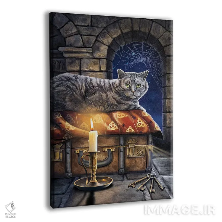 تابلو دکوراتیو "نگهدارنده اسرار" اثر لیزا پارکر - نمای پرسپکتیو محصول