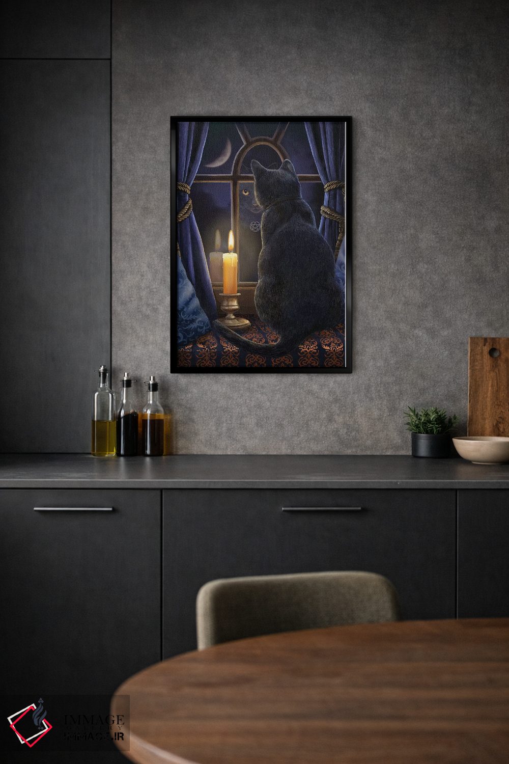 تابلو دکوراتیو "بیداری نیمه شب" اثر لیزا پارکر - D2B