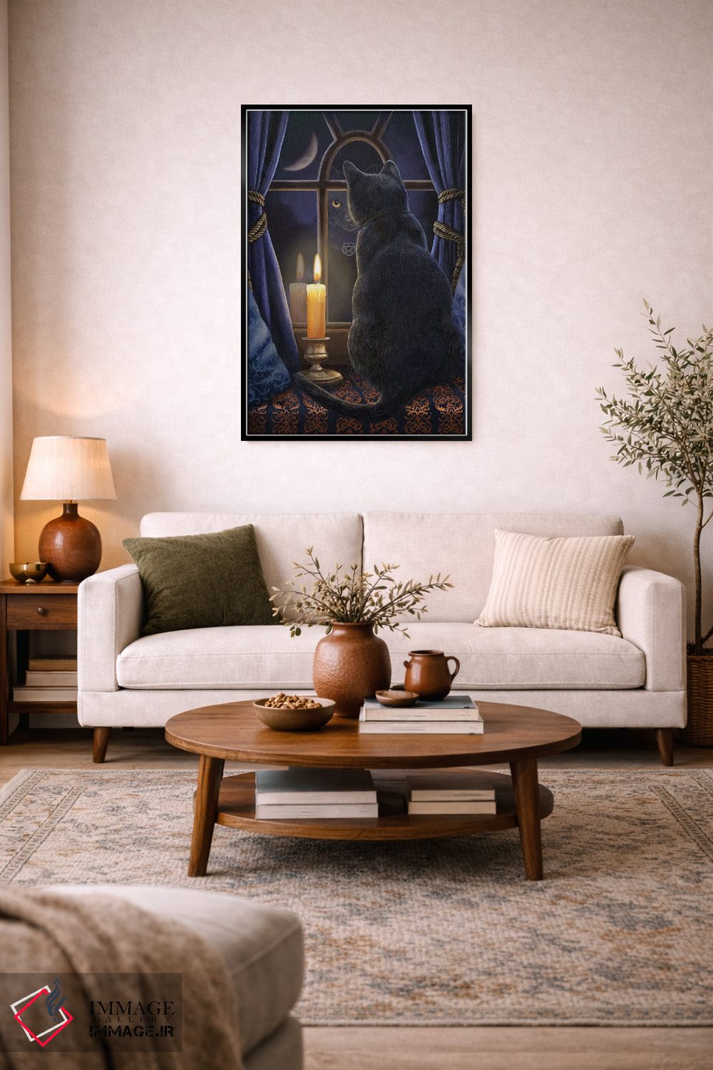تابلو دکوراتیو "بیداری نیمه شب" اثر لیزا پارکر - D5B