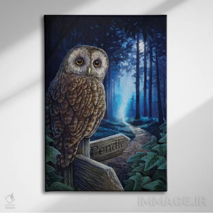 تابلو دکوراتیو "راه جادوگر" اثر لیزا پارکر - نمای روبهرو روی دیوار
