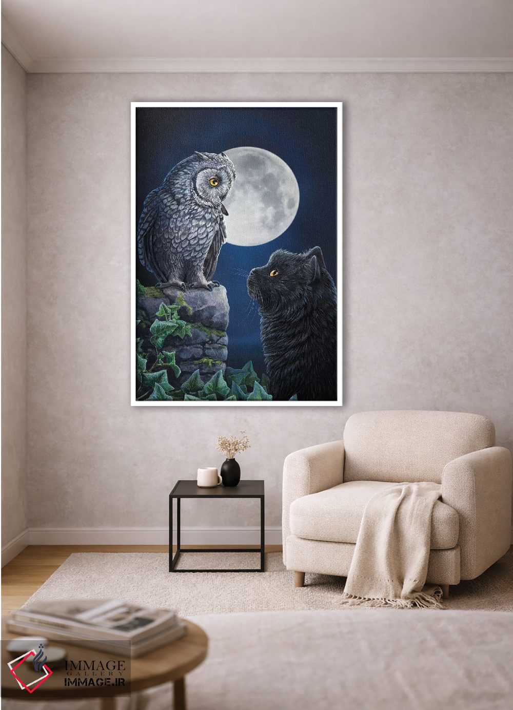 تابلو دکوراتیو "حکمت مورمورگونه " اثر لیزا پارکر - D1W