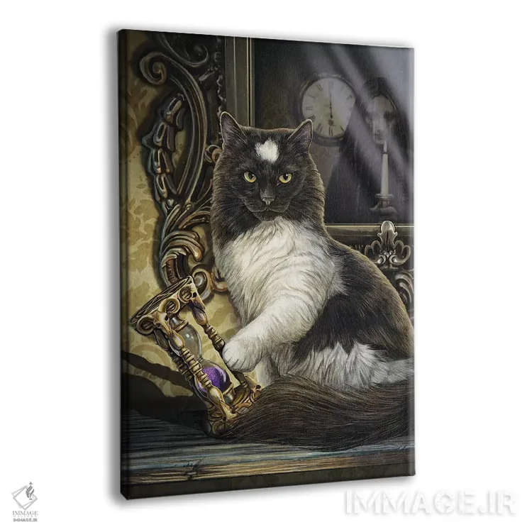 تابلو دکوراتیو "وقت تمام است" اثر لیزا پارکر - نمای پرسپکتیو محصول