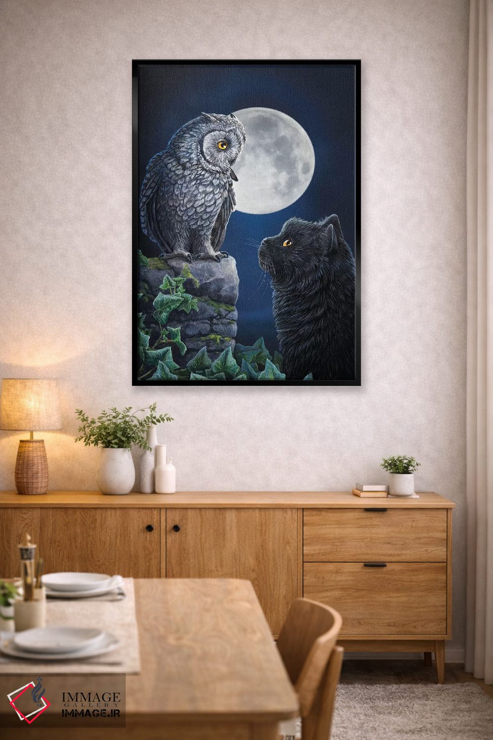 تابلو دکوراتیو "حکمت مورمورگونه " اثر لیزا پارکر - D4B