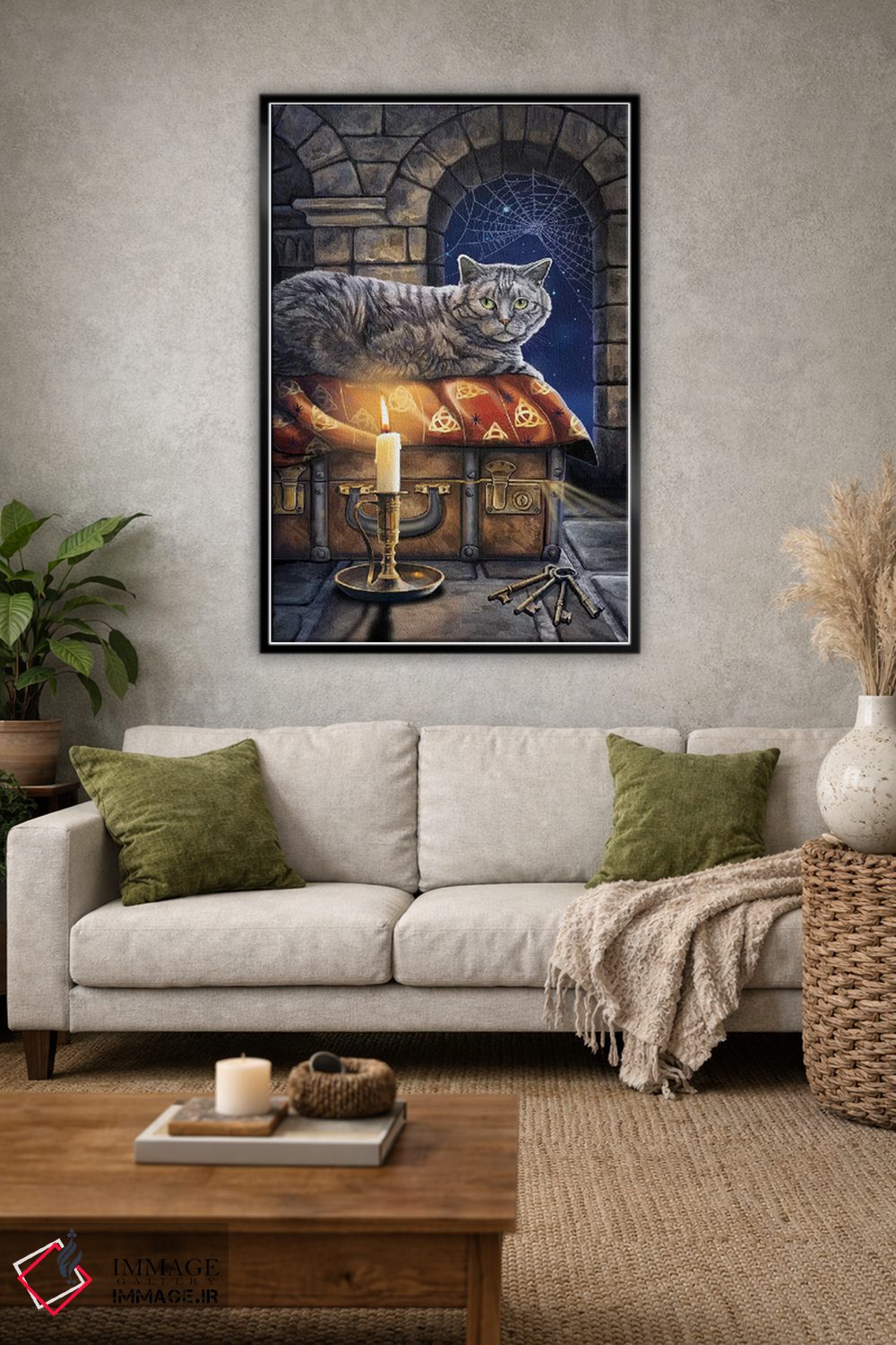 تابلو دکوراتیو "نگهدارنده اسرار" اثر لیزا پارکر - D1B