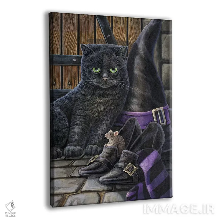 تابلو دکوراتیو "دردسر و جیک جیک" اثر لیزا پارکر - نمای پرسپکتیو محصول