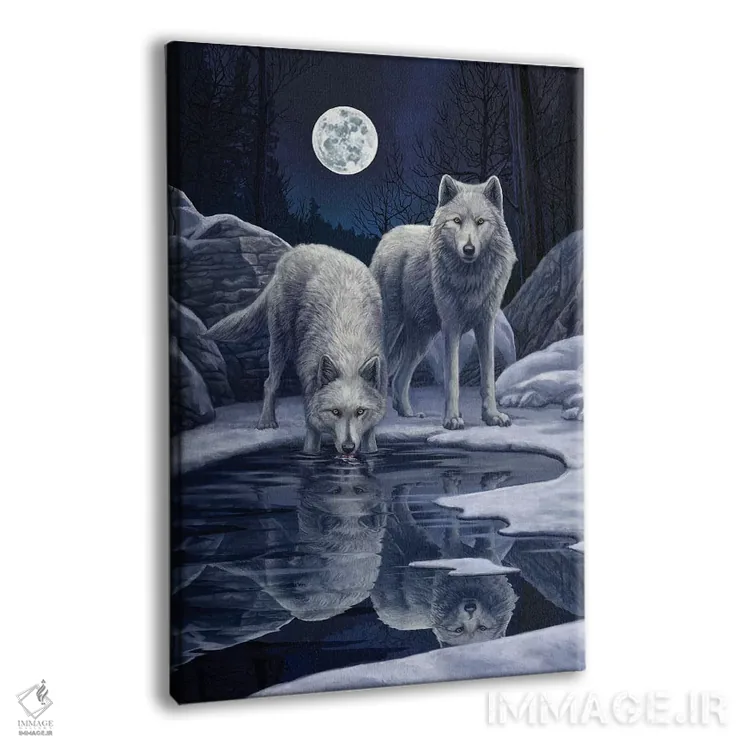 تابلو دکوراتیو "جنگجویان زمستان" اثر لیزا پارکر - نمای پرسپکتیو محصول