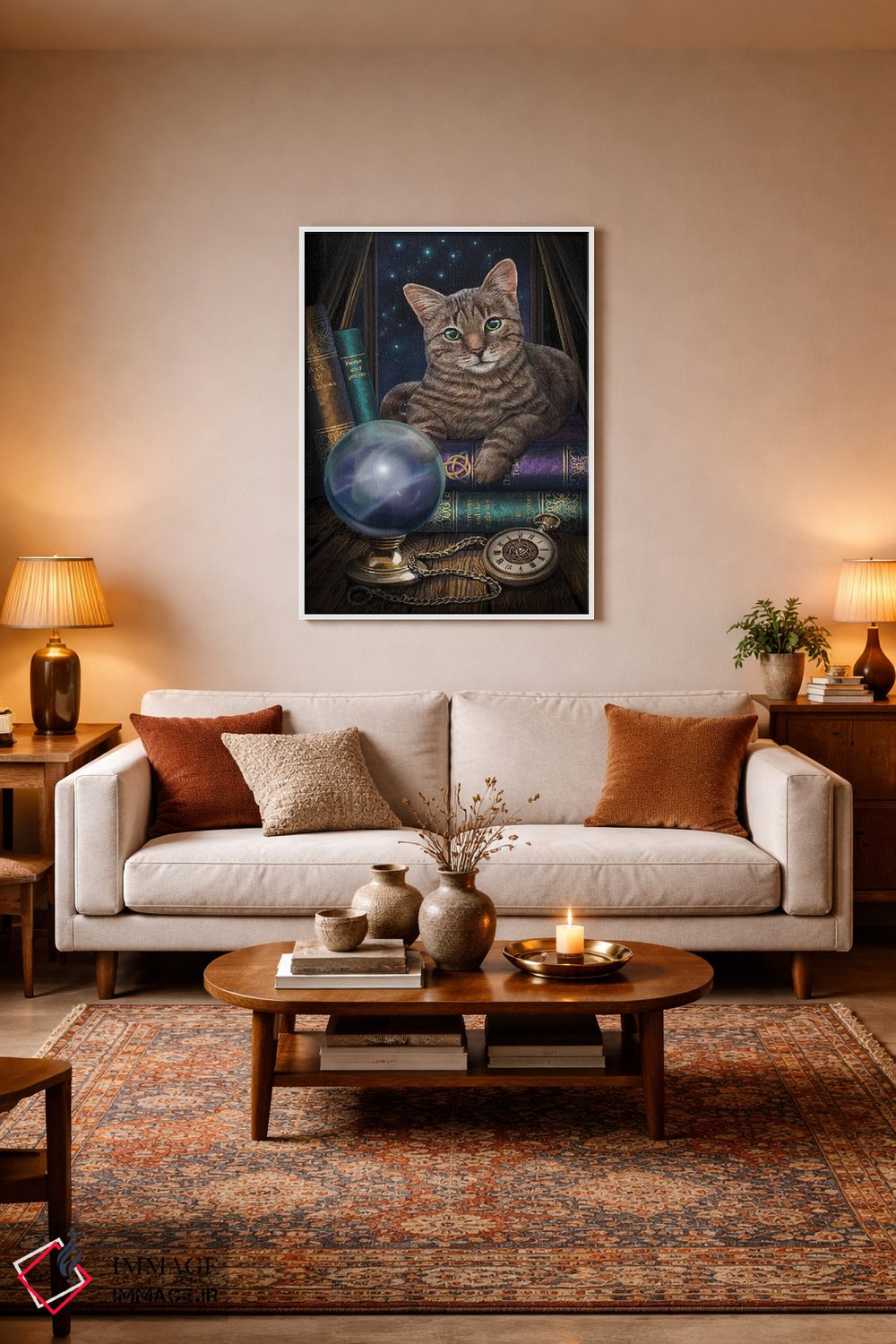 تابلو دکوراتیو "فالگیر" اثر لیزا پارکر - D3W