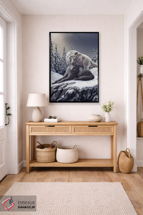 تابلو دکوراتیو "بوسه های برفی" اثر لیزا پارکر - D6B