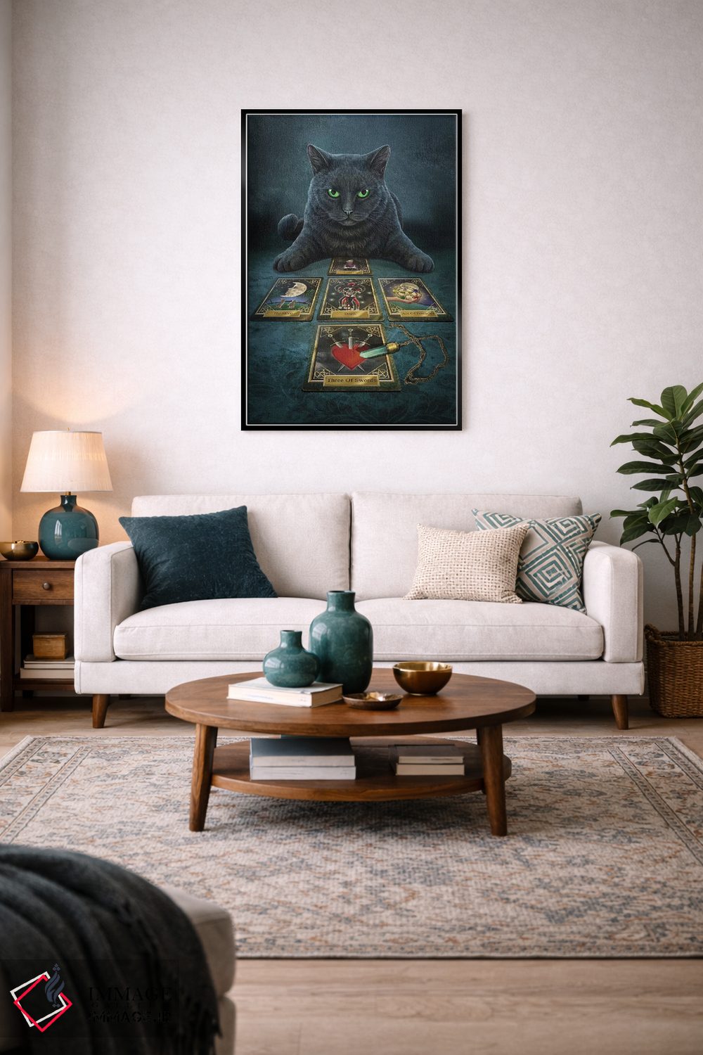 تابلو دکوراتیو "ارتباط گیرنده با ارواح" اثر لیزا پارکر - D3B