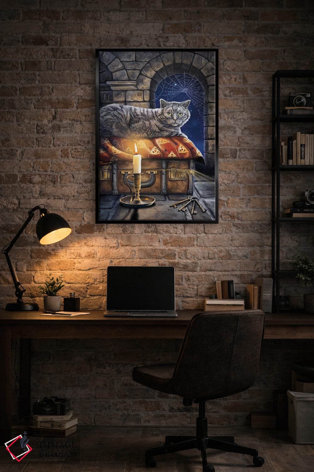 تابلو دکوراتیو "نگهدارنده اسرار" اثر لیزا پارکر - D5B