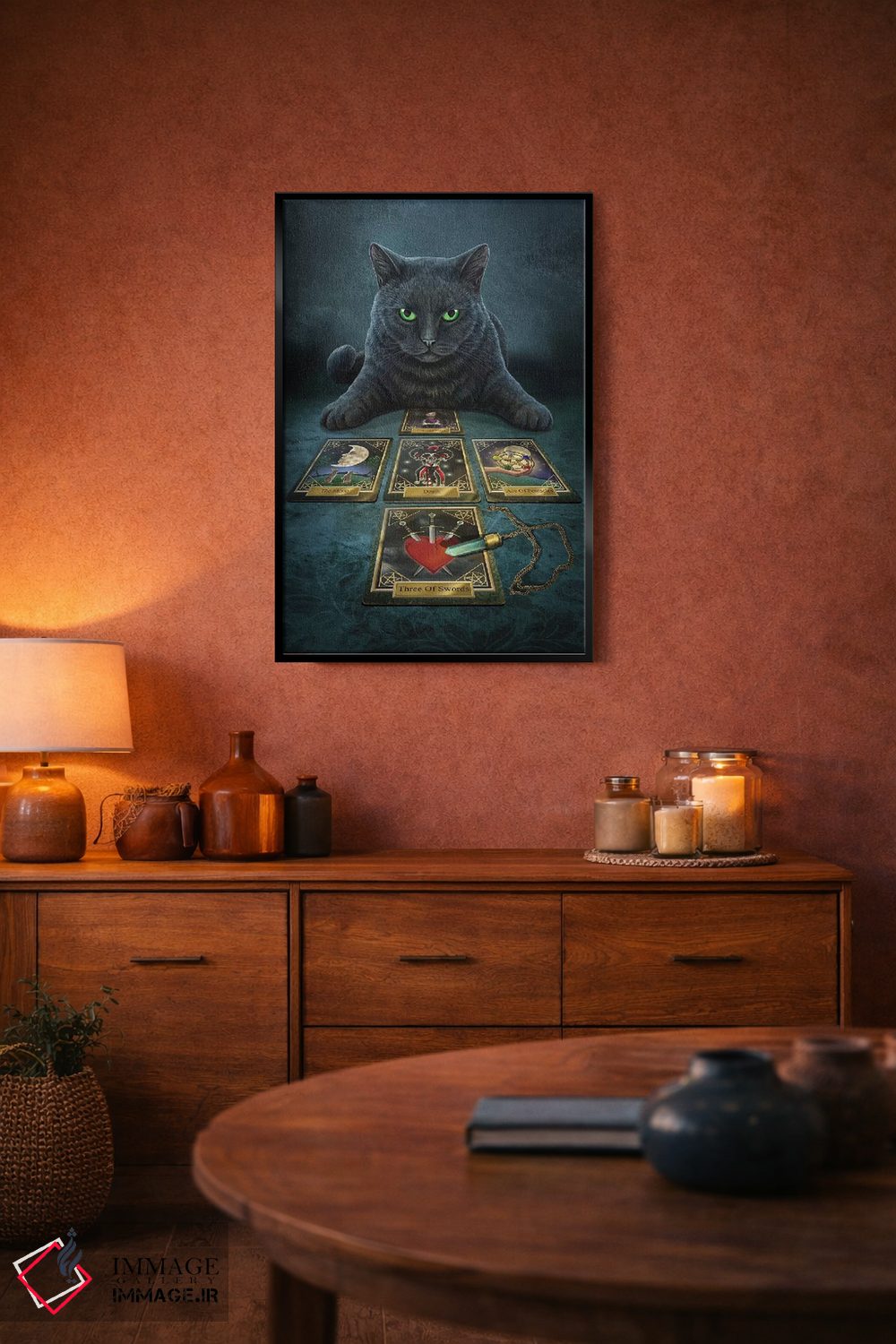 تابلو دکوراتیو "ارتباط گیرنده با ارواح" اثر لیزا پارکر - D4B