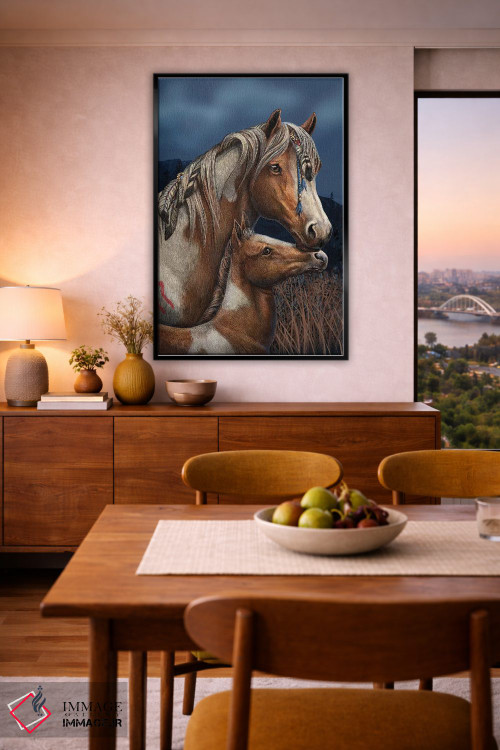 تابلو دکوراتیو "آپاجی " اثر لیزا پارکر - D6B