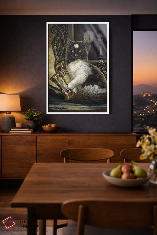 تابلو دکوراتیو "وقت تمام است" اثر لیزا پارکر - D2W