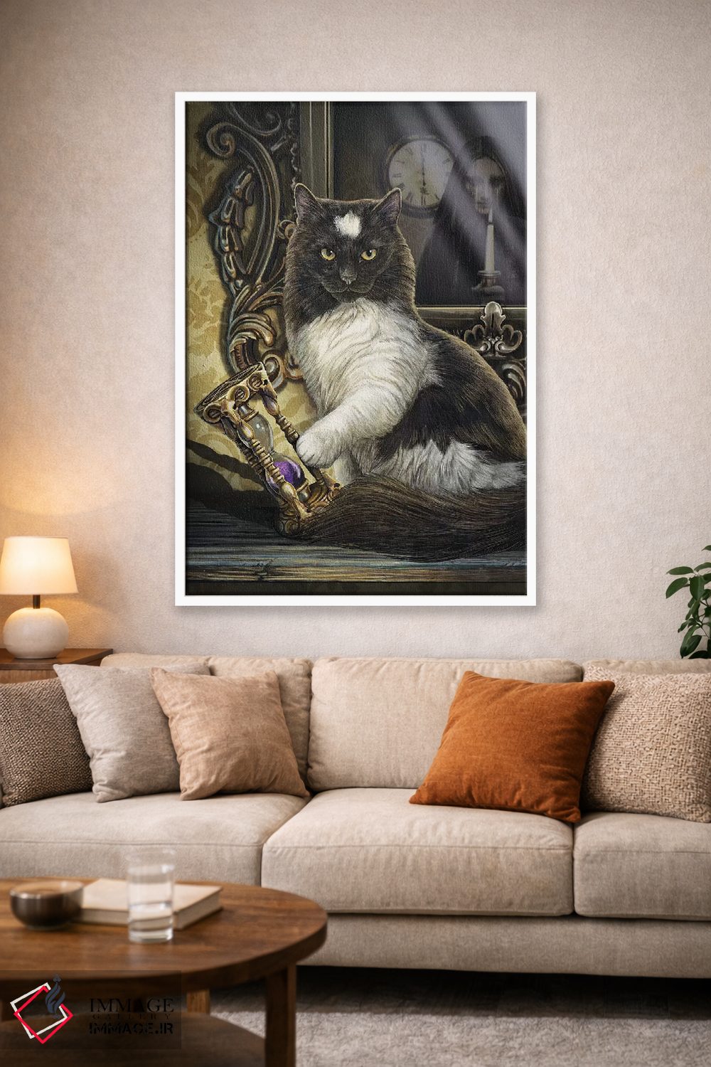 تابلو دکوراتیو "وقت تمام است" اثر لیزا پارکر - D1W