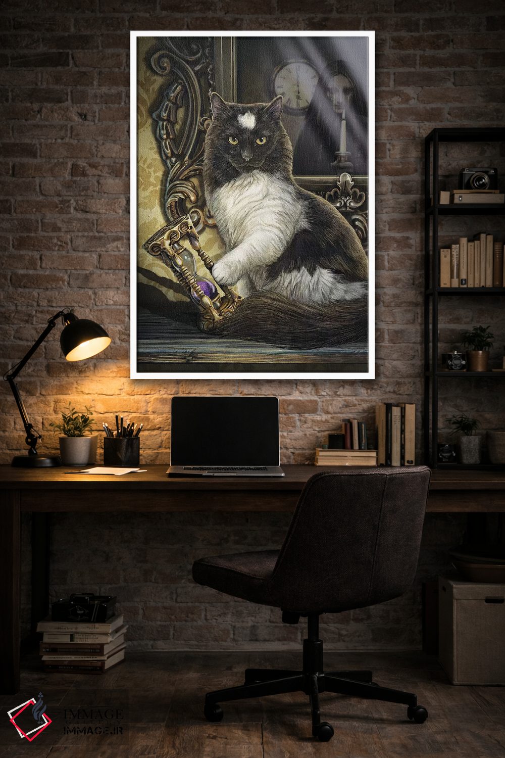 تابلو دکوراتیو "وقت تمام است" اثر لیزا پارکر - D3W