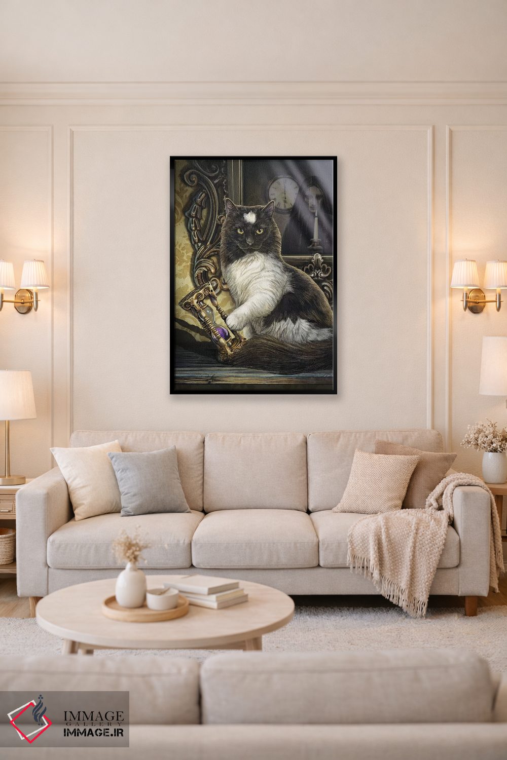 تابلو دکوراتیو "وقت تمام است" اثر لیزا پارکر - D4B