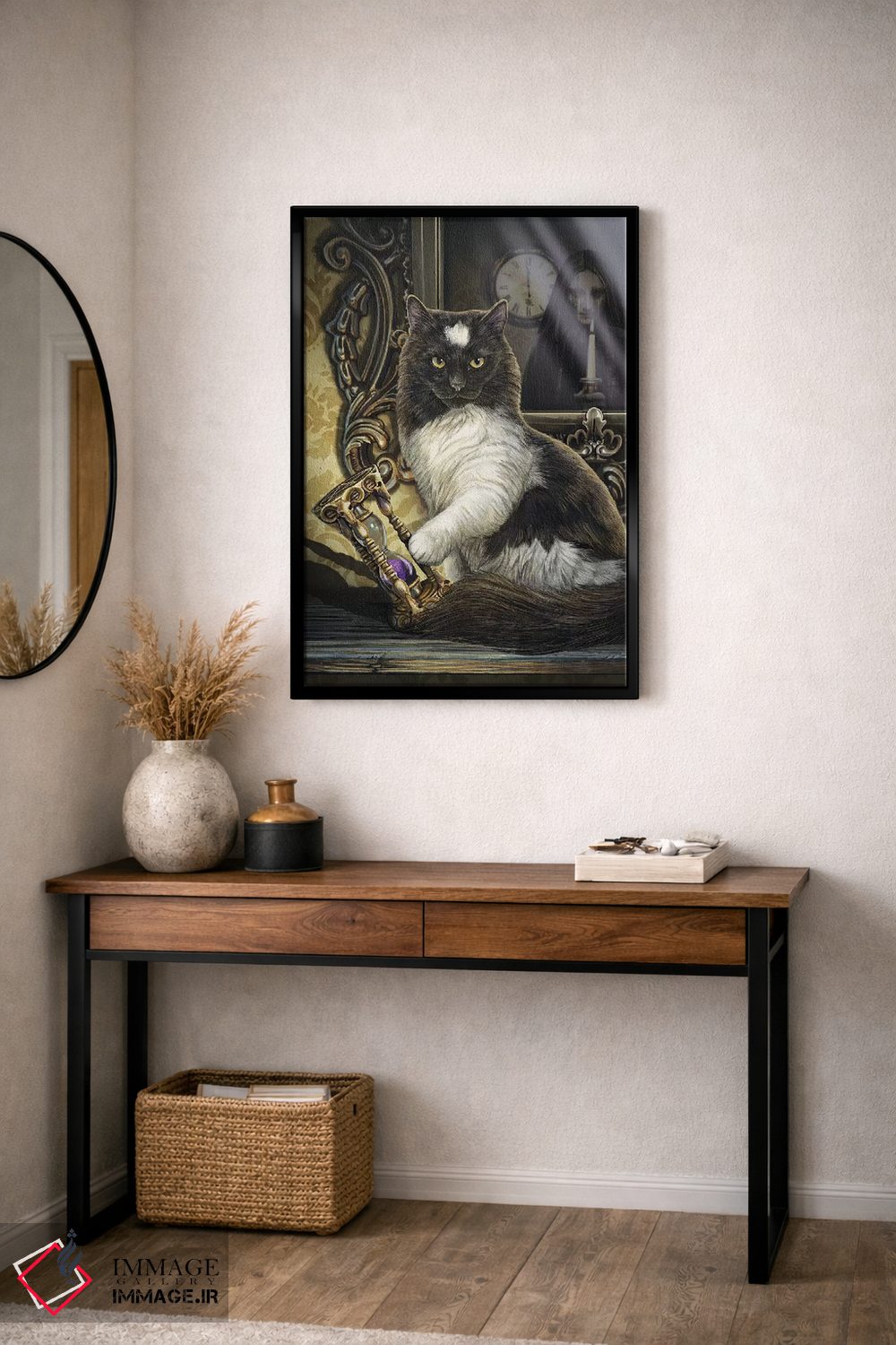 تابلو دکوراتیو "وقت تمام است" اثر لیزا پارکر - D5B